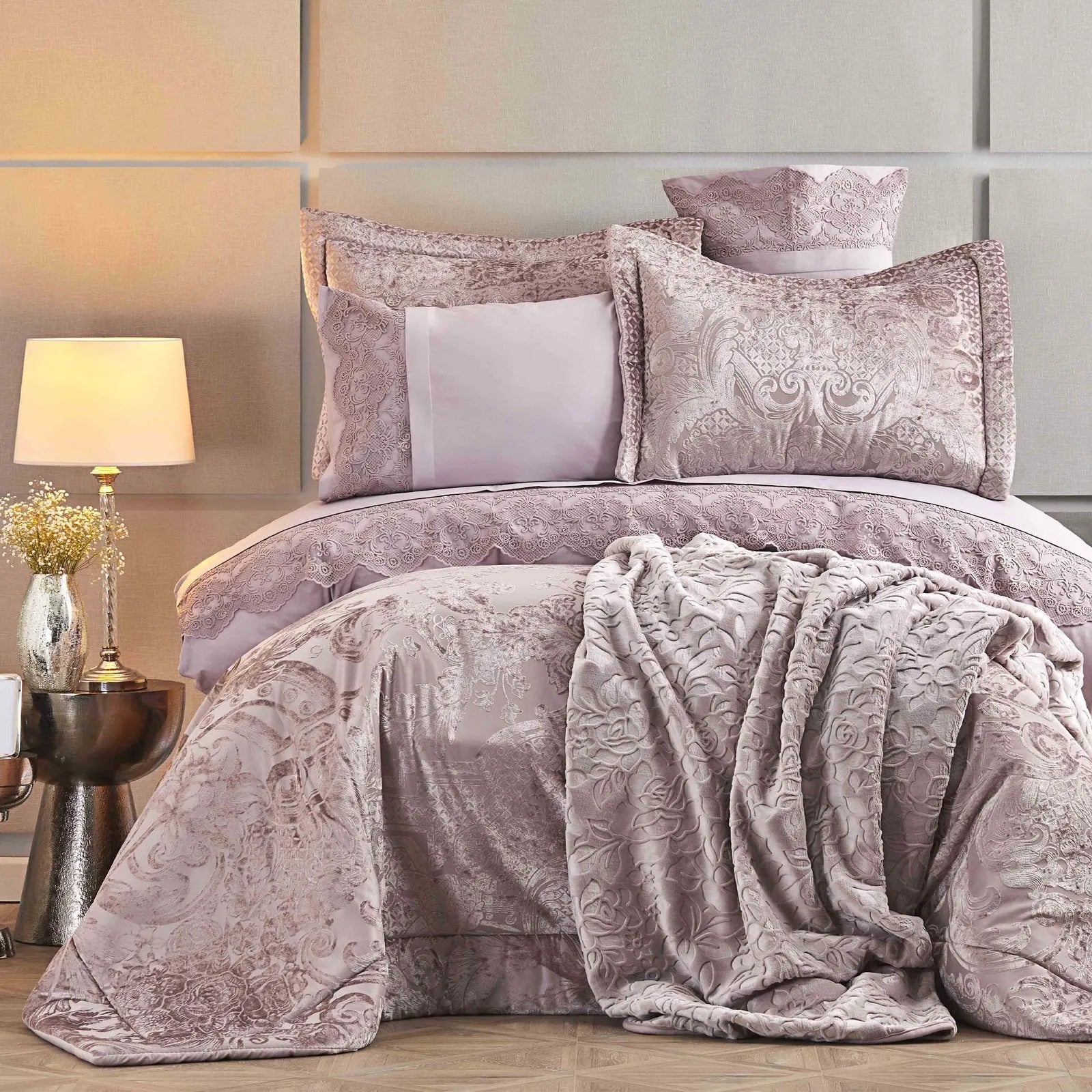Karaca Home Valeria Best getrocknete Rose 8 Stück Mitgift-Set