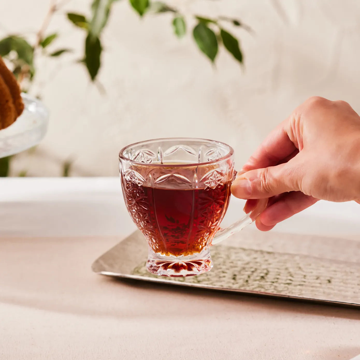 Karaca Seda 6 Personen Glas Tee Cup 180 Ml