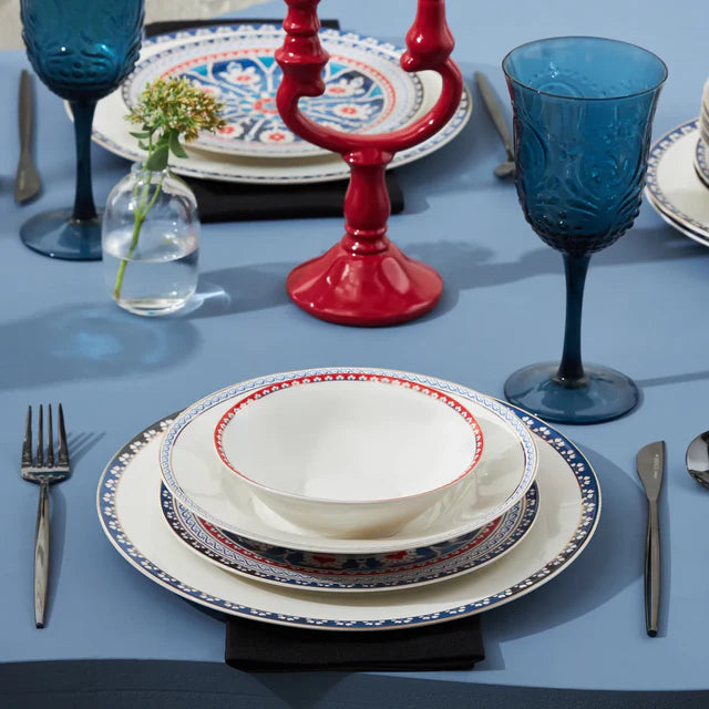 Karaca Ancient New Generation Bone Geschirrset für 6 Personen, 24 Teilig