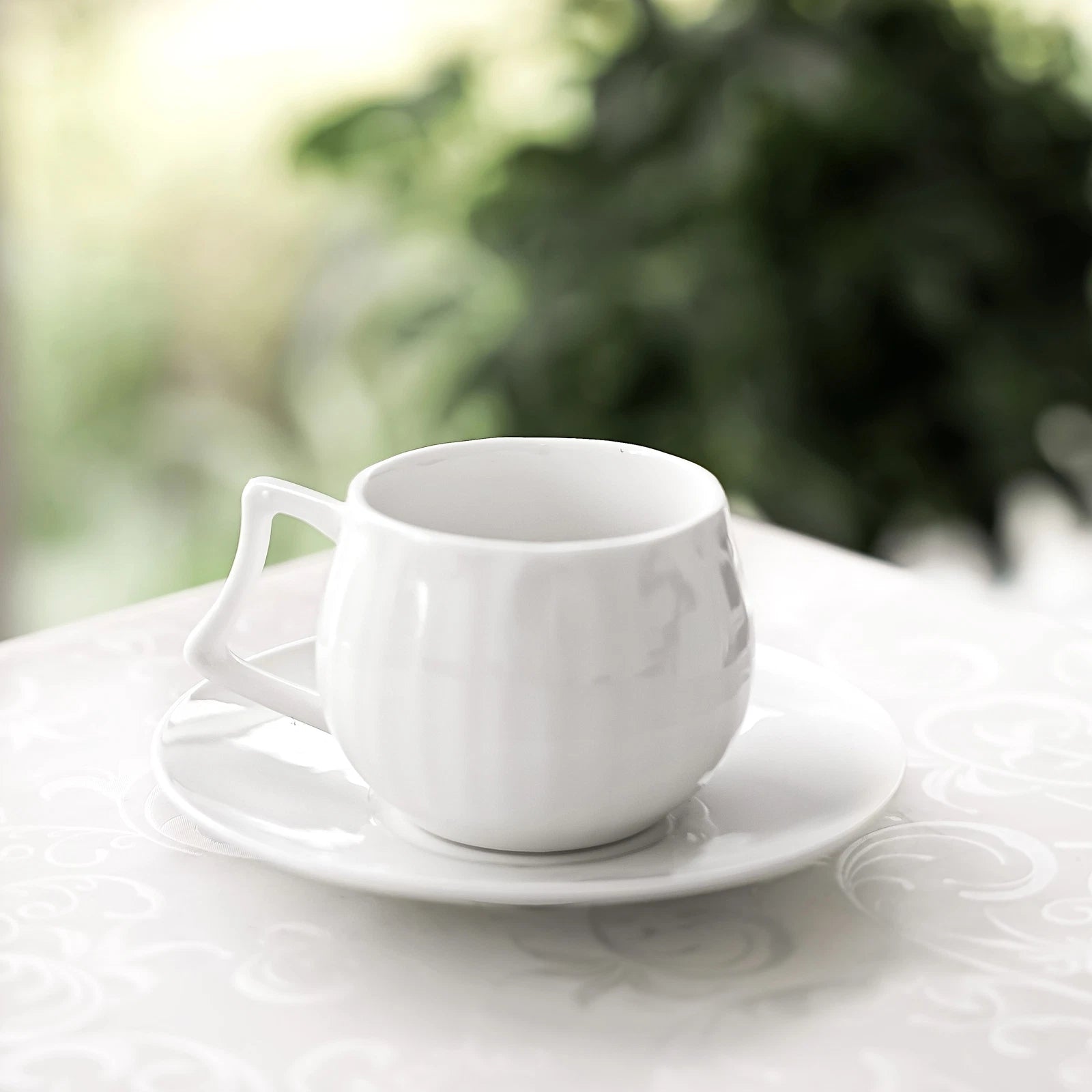 Mulex Mokkatassen für 6 Personen, weiss