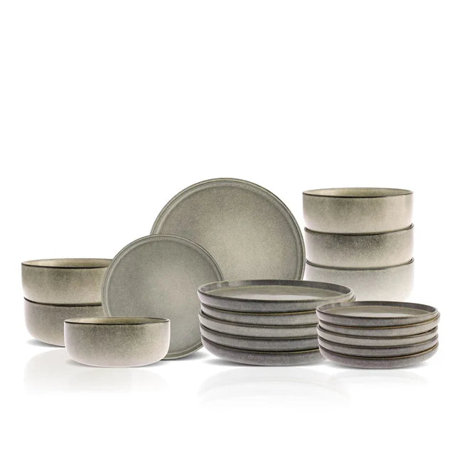 Karaca Skal Reactive Geschirrset für 6 Personen, 18-tlg