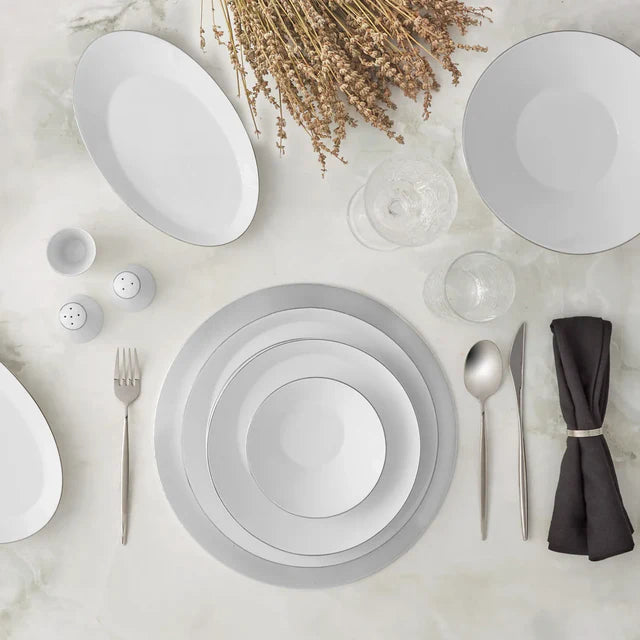 Karaca x Hussein Chalayan Streamline Sun Path Geschirrset für 12 Personen, 59-tlg