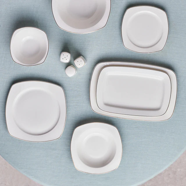 Karaca Timeless Dinner-Set für 12 Personen, 59tlg, Gold