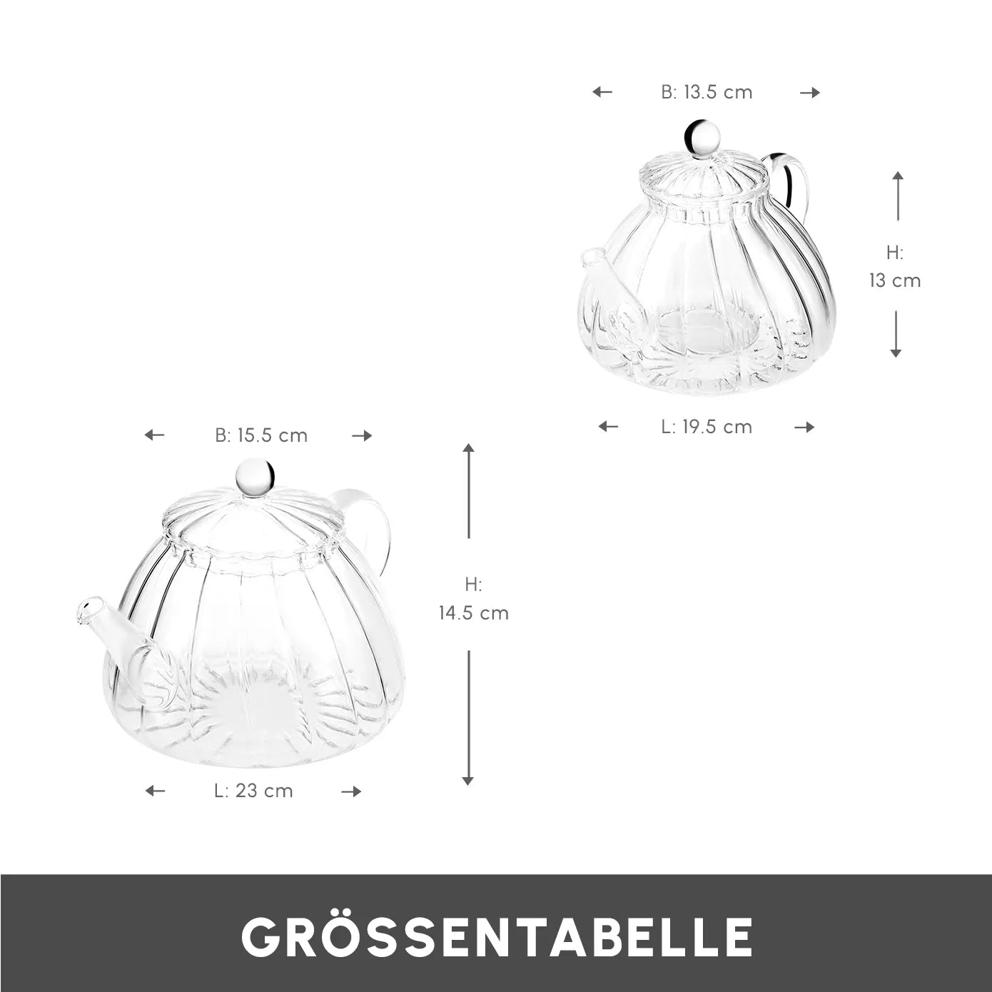 Premium Glass Teapot