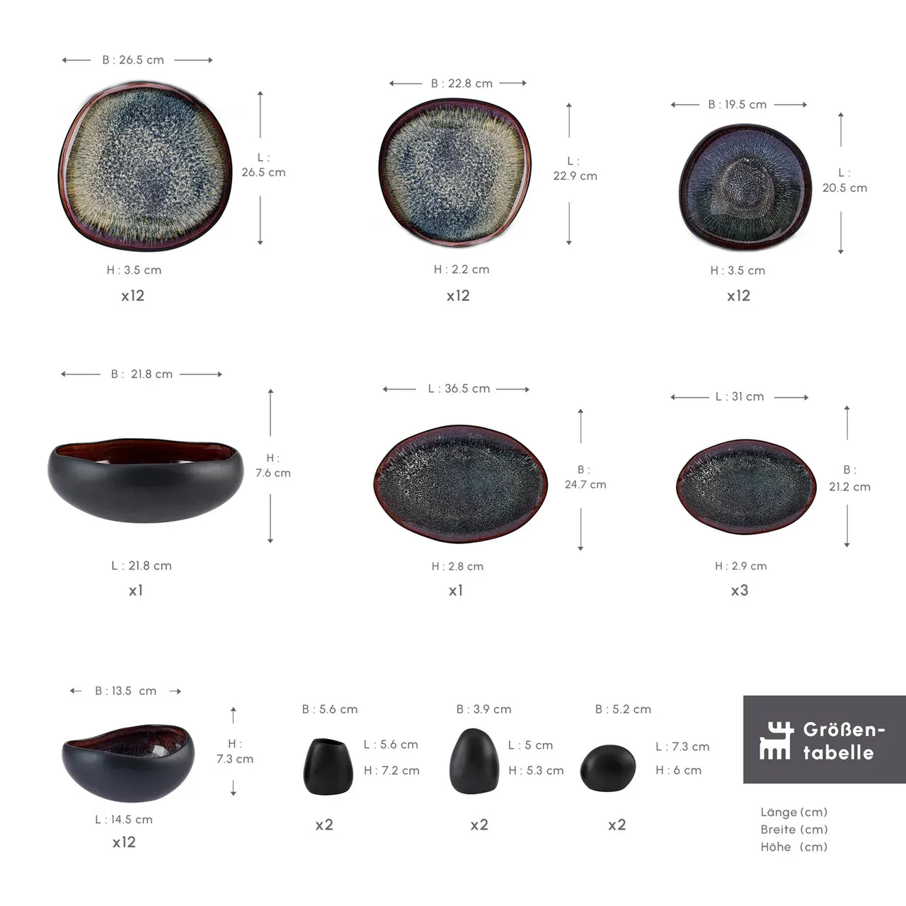 Luxury Ceramic Dinnerware Set