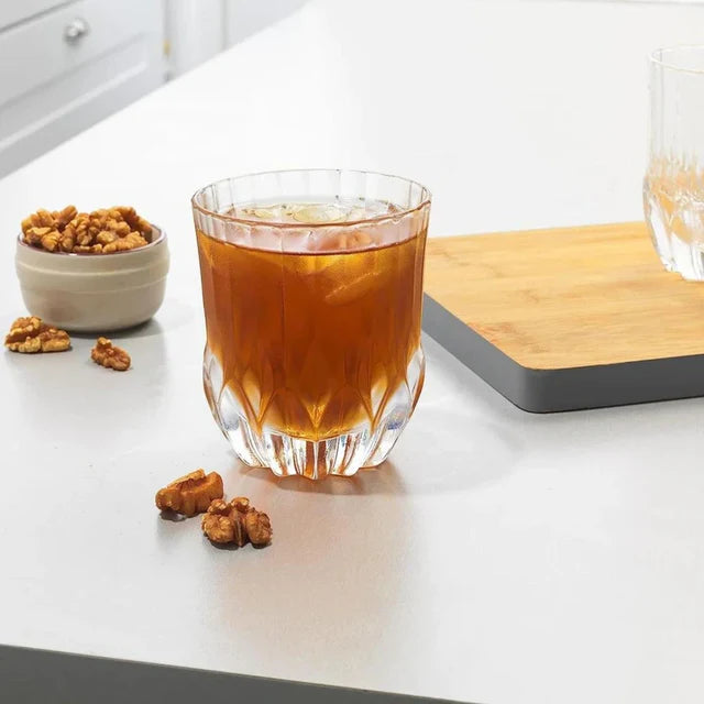 Premium Glass Drinking Tumbler Set