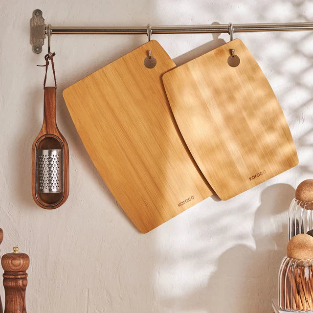 Premium Bamboo Cutting Board Set