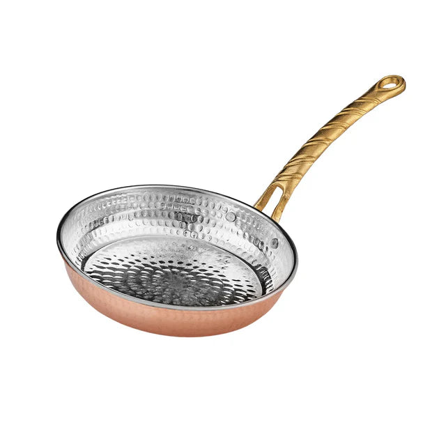 Premium Artisanal Copper Frying Pan