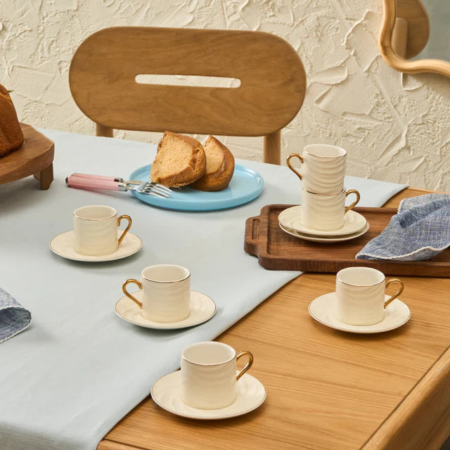 Luxury Ceramic Teacup and Saucer Set