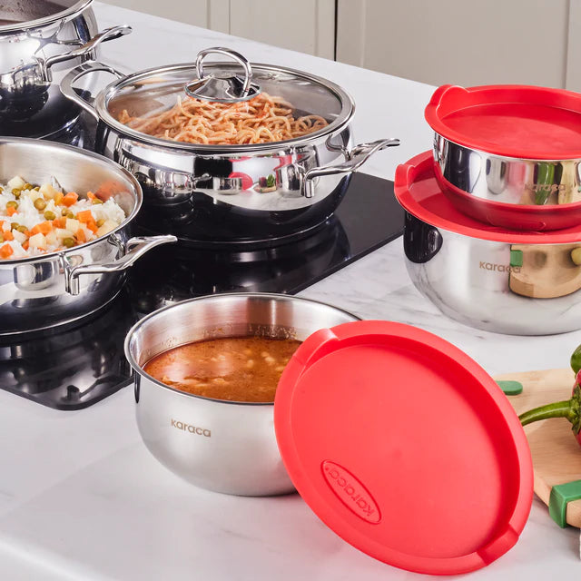 Premium Kitchen Cookware and Storage Set