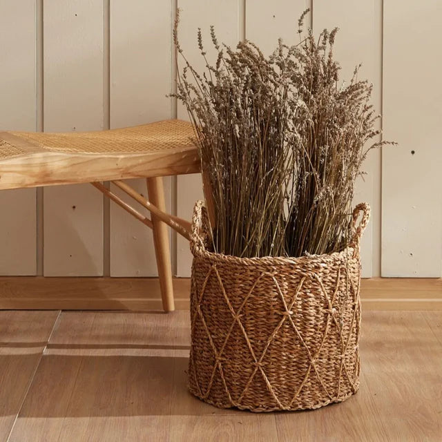Premium Woven Natural Fiber Basket