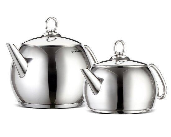 Modern Stainless Teapot Set